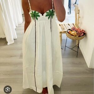 Palm Oasis slip dress